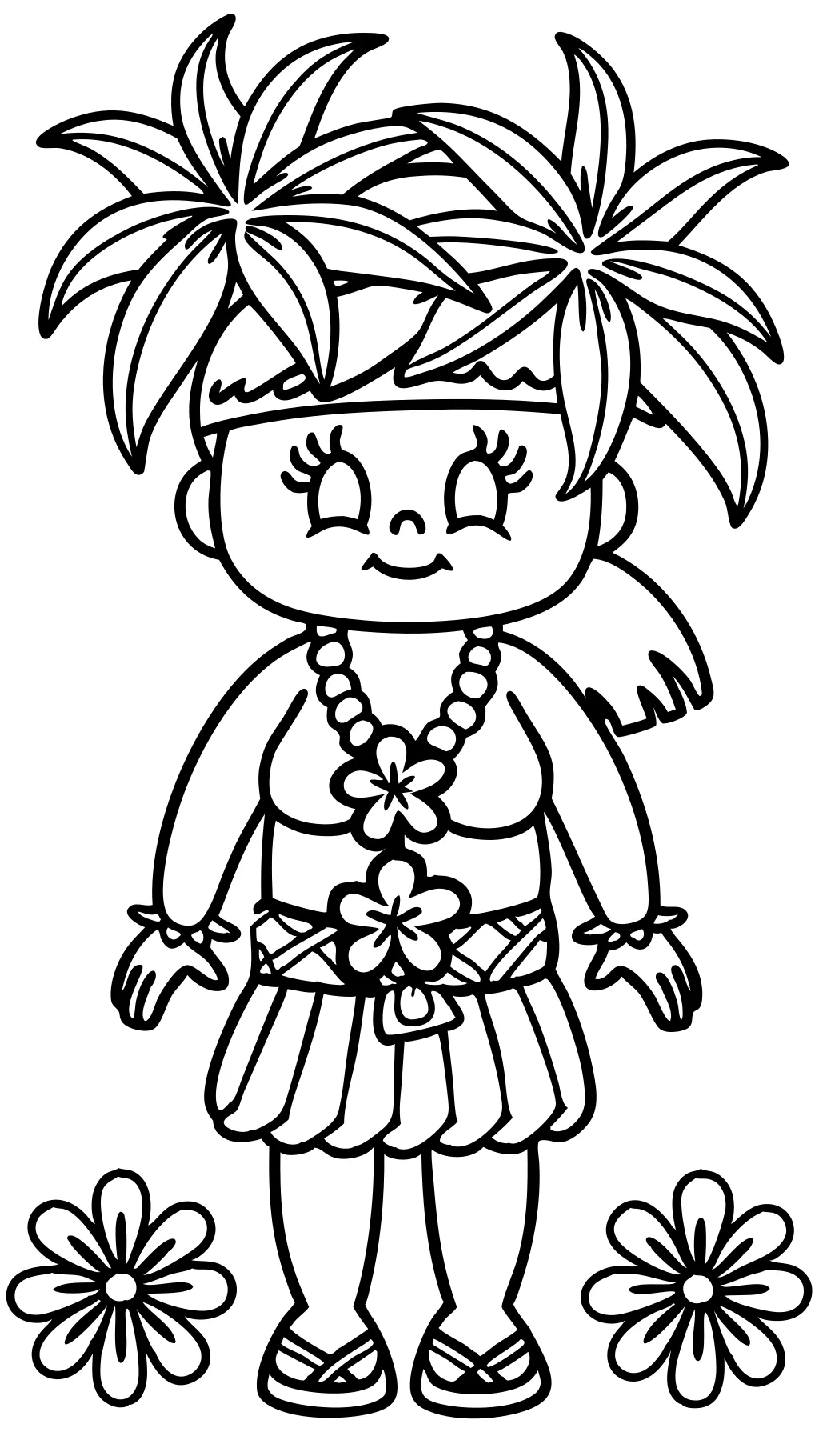 hawaiian coloring pages printable